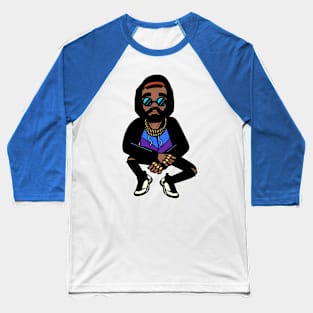 Hip Hop Singer Graphic Baseball T-Shirt